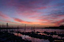 Sunsets are always pretty, no matter where you are