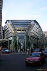 Spiffy modern architecture in London, near Victoria