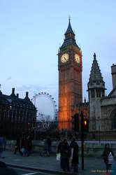 Big Ben and the London Eye