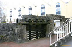 Old lock gates on the Corrib River, Galway
