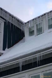 Icicles next door