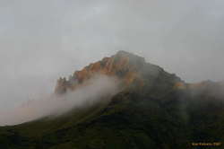 Early morning light on the mountains