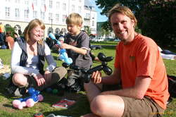 Karl has learnt a new skill!