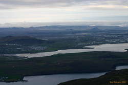 Úlfarsfell, Húsfell and Helgafell from Esja