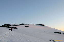 Ascending up towards the summit