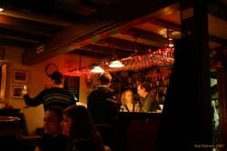 Brevard buying a round in Cafe Rosenberg