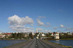 A peaceful small town road