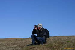 Big camera, big man.