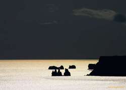 Reynisdrangur, off the coast by Vík