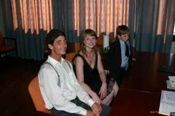 Strange looks at a strange wedding.