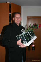 Garður arrives with gifts.