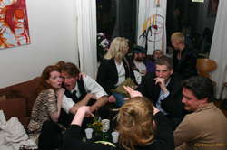 Tóta, Karl, Heiða, Gunni, Wolfgang, Stefan, Erla.