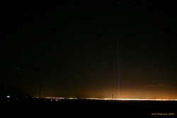 Yoko's light from near Akranes