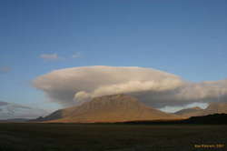 Clouds over Tröllakirkja