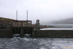Dam at Hvalvatn