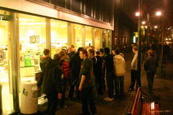 Boys up to no good downtown