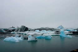 Wet day at Jökulsárlón