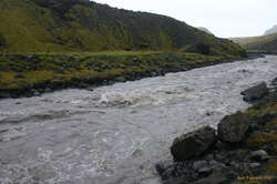 Churning creek below Selljavallalaug