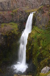 Waterfall on Gljúfursá, east of Vopnafjörður