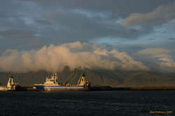 Afternoon clouds on Esja