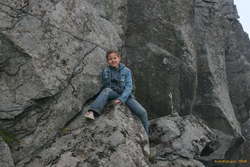 Solrún lounging around