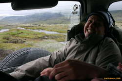 with Bel across our feet