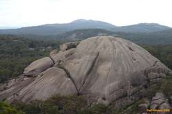 Middle Bald Rock from West