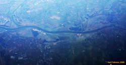 Groynes in the pannerden canal (lower rhine) (looking at 51.934N, 5.961E)