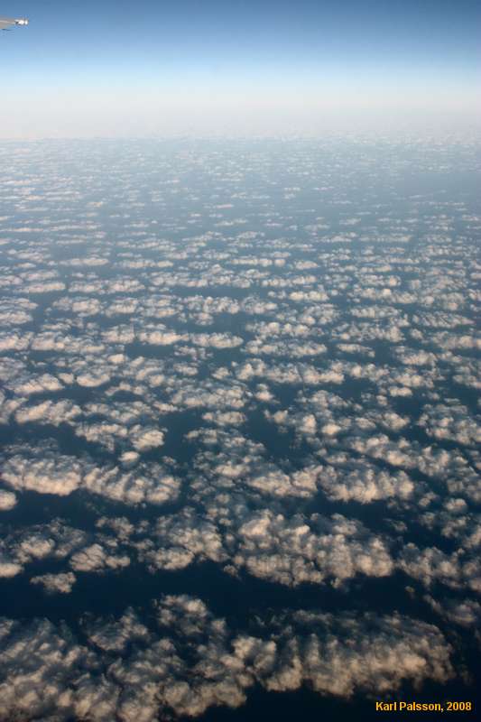 Clouds over the north sea