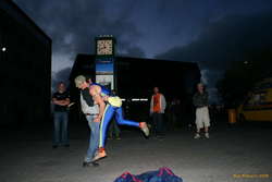 Lee with a contender on Lækjartorg