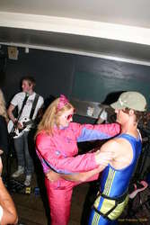 Clowns clowning around