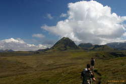 Walking towards Rjúpnafell