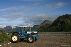 Big blue stands ready