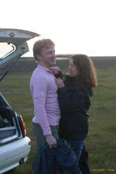 Jonas borrows a fleece