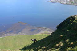 Iveta showing how much she needs the rope