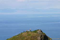 Some other hikers out on the north tip