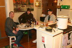 Happy campers in my kitchen