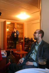 Drinking beer and chillin