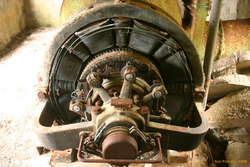 Old hydro generator at Egg's