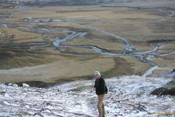 Logi descending the last stretch