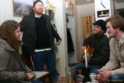 Bel, Óli, Craig and Eggert