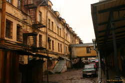 Back alley of markets