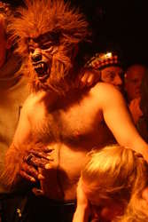 A scottish fan greeting Erla