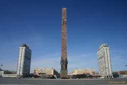 War memorial on the southern edge of town