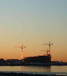 Catching sunlight at the Opera House