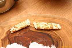 Freshly rolled cheese