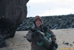 Karl taming the crocodile