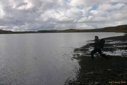 Bjöggi skipping stones