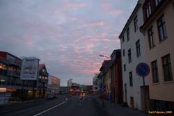 Sunrise on the way to work