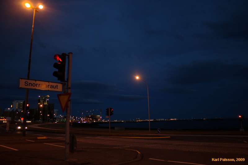 Bright and early on the way to work